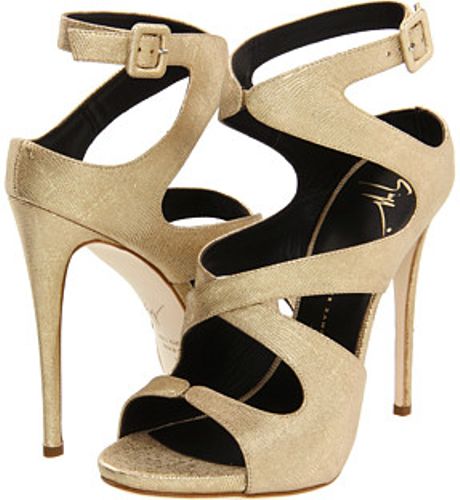 Giuseppe Zanotti Sandals in Gold (g) - Lyst