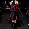 Givenchy Fall 2012 Black Satin Tie in Black - Lyst