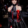 Givenchy Fall 2012 Black Satin Tie in Black - Lyst