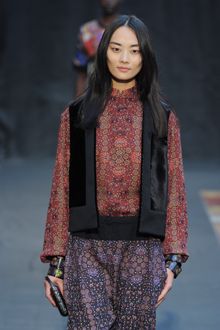 Hermes Fall 2012 Fur Inset Waistcoat  - Lyst