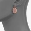 Ippolita 18k Gold & Sterling Silver Semiprecious Rose Quartz Oval Earrings in Pink (rose) - Lyst