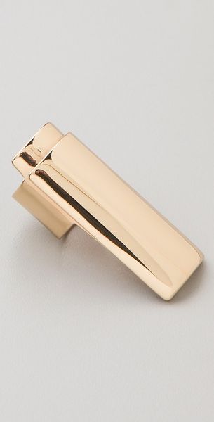 Maison Martin Margiela Cuff Knuckle Ring in Gold - Lyst