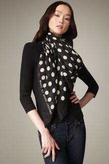 Marc By Marc Jacobs Dot-print Scarf - Lyst