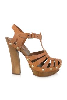 Marc Jacobs Leather Sandal Clogs - Lyst