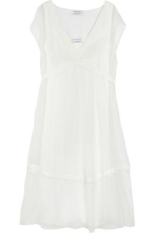 Narciso Rodriguez Layered Cotton-blend Dress - Lyst