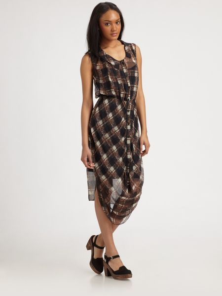 Rachel Comey Jasper Dress in Brown - Lyst