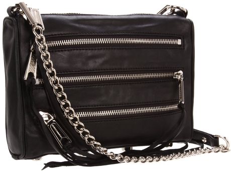 Rebecca Minkoff Mini 5 Zip Clutch in Black - Lyst