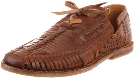 ... Madden Reston Huarache Sandals in Brown for Men (tan leather) | Lyst
