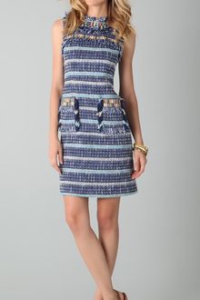 Tory Burch Curtis Tweed Dress - Lyst