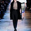 Yves Saint Laurent Fall 2012 Black Fur Trimmed Cape Coat in Black - Lyst