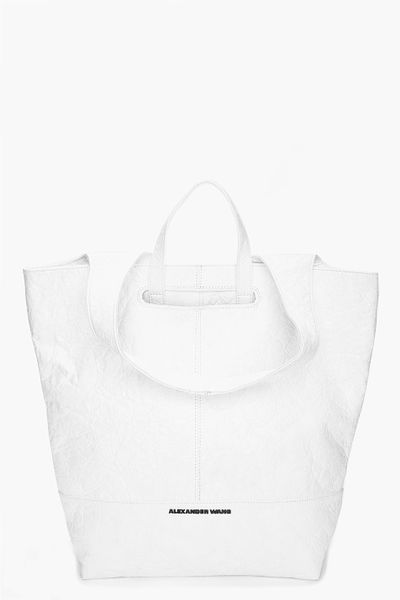Alexander Wang Chalk Alpha Shopper Tote in White (chalk) - Lyst