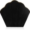 Charlotte Olympia Suede Shell Clutch in Black - Lyst