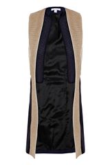 J.W. Anderson Raffia Trim Long Jacket