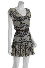 Joie Midnight Floral Print Silk Balinda B Dress