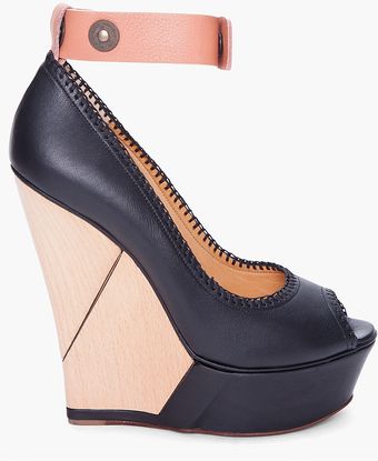 Lanvin Simple Puzzle Wedges - Lyst