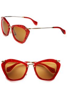 Miu Miu Noir Catwalk Sunglasses - Lyst