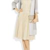 Philosophy Di Alberta Ferretti Lace and Cottontulle Dress in Beige (cream) - Lyst