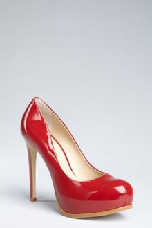 Pour La Victoire Red Patent Leather Hidden Platform Pumps - Lyst