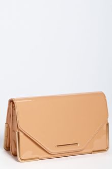Rachel Zoe Patent Leather Envelope Clutch - Lyst