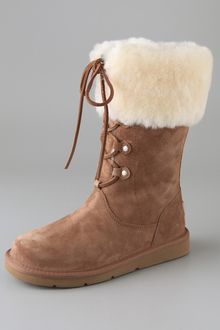 Ugg Montclair Lace Up Boots - Lyst
