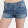 7 For All Mankind Vintage Cutoff Shorts in Blue (black) - Lyst