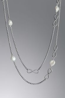 David Yurman Cushion Collection Necklace, Pearl - Lyst