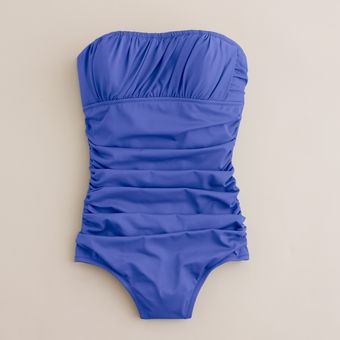 J.Crew Ruched Banded Bandeau Tank - Lyst