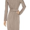 Jil Sander Wardrobe Satintwill Dress in Brown (taupe) - Lyst