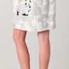 Lela Rose Drawstring Sport Skirt in Gray (grey) - Lyst