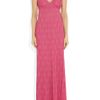 M Missoni CrochetKnit CottonBlend Maxi Dress in Pink - Lyst