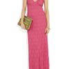 M Missoni CrochetKnit CottonBlend Maxi Dress in Pink - Lyst