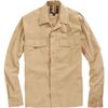 Nigel Cabourn Zip Front Shirt Jacket in Beige for Men (khaki) - Lyst