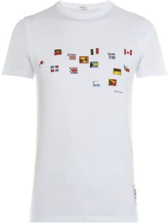  Flag Print T-shirt 