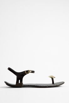 Vivienne Westwood Black Melissa Jelly Button Sandal - Lyst