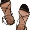 Alaïa Studded Suede Sandals in Brown (black) - Lyst