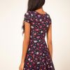 Asos Collection Asos Skater Dress in Ditsy Floral in Blue (navyprint) - Lyst