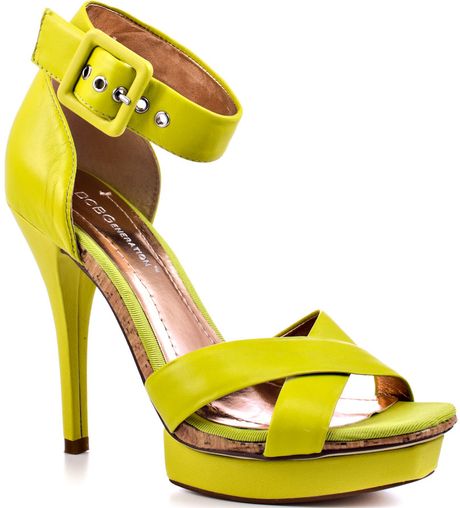 Bcbgmaxazria Zenas  Lime Nappa in Green - Lyst