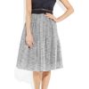 Carven Twill and Tweed Belted Dress in Blue (navy) - Lyst