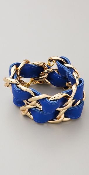 CC Skye Double Wrap Woven Bracelet - Lyst