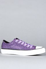 Converse The Modern Sparkle Chuck Taylor All Star Lo Sneaker in Violet Tulip