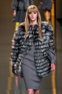 Elie Saab Fall 2012 Dress with Bell Sleeve - Lyst