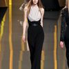 Elie Saab Fall 2012 Sleeveless DrapeFront Evening Gown in Black - Lyst