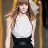Elie Saab Fall 2012 Sleeveless DrapeFront Evening Gown in Black - Lyst