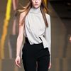 Elie Saab Fall 2012 HighWaisted Slim Leg Pants in Black (natural) - Lyst
