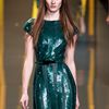 Elie Saab Fall 2012 Sequin Embellished CapSleeve Evening Gown in Blue - Lyst