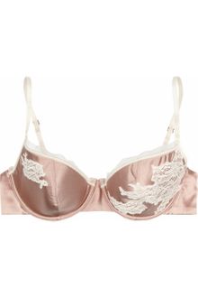 Elle Macpherson Maria Stretch Silk-satin Contour Bra - Lyst