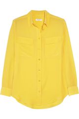 Equipment Signature Washed-silk Crepe De Chine Shirt