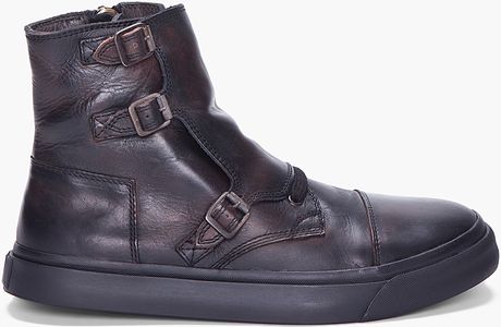 Ksubi Black Vachetta Lewish Sneaker Boots in Gray for Men (black) - Lyst