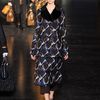 Louis Vuitton Fall 2012 Metallic Embroidered Geometric Print Midi Skirt in Black - Lyst