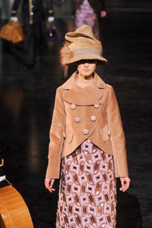 Louis Vuitton Fall 2012 Kangaroo Fur Button Detail Jacket  - Lyst